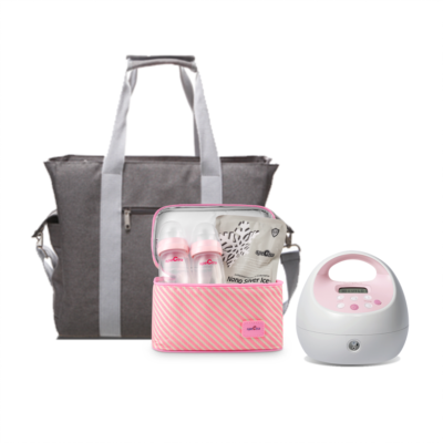 SpeCtra S2 Plus with Grey Tote and Pink Cooler