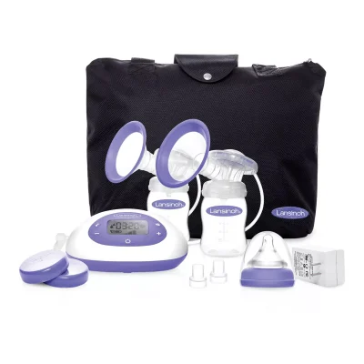 Lansinoh Signature Pro® Double Electric Breast Pump with Tote Bag