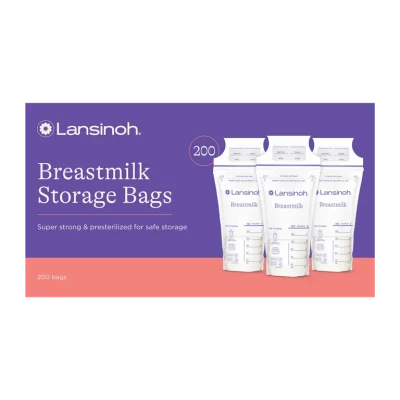 Lansinoh&reg; 6 oz Breast Milk Storage Bags 200 Count