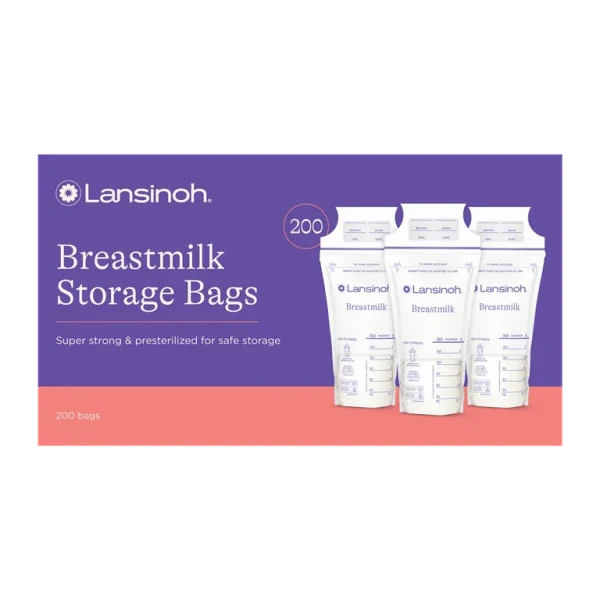 Lansinoh&reg; 6 oz Breast Milk Storage Bags 200 Count